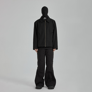 [DRKK]TRIANGLE PROJECT 小众设计独立裁剪 弧形弯月口袋宽松夹克