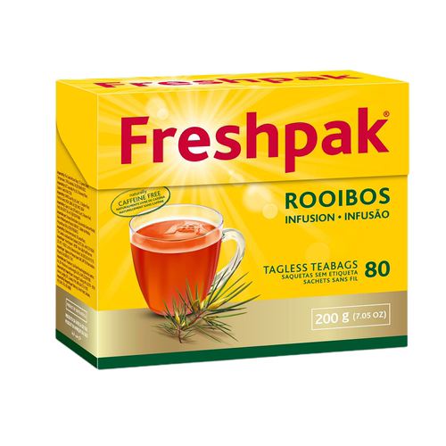 南非博士茶Freshpak Rooibos Tea国宝红茶路易波士茶80袋