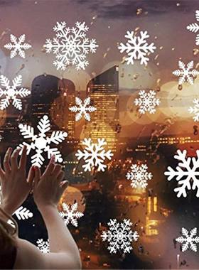 Christmas decoration snow static sticker window glass sticke