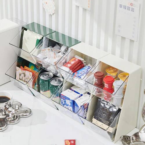 Acrylic Coffee Capsule Storage Box Double Layer Classic Mult