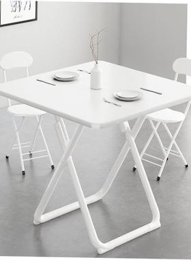 Foldable Square table family dining table and chair combinat