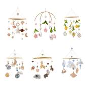 Mobile Rattle Months Toy Bed The Baby Wooden Newborn