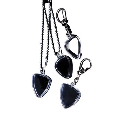 Guitarists Storage Guitar Pick Collection Box Clear Holder K