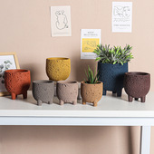 Flower Potted Pot Style Cement Creative Nordic Simple Green