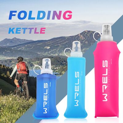 1pc 150ml/250ml/500ml Outdoor Collapsible Silicone Bite Size
