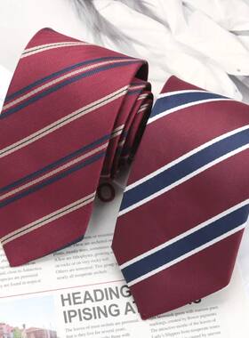 Fashion JK Striped 7cm Necktie New Year Gift Preppy Style Ti