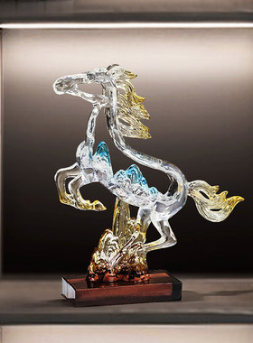 现代马摆件客厅酒柜装饰品工艺品