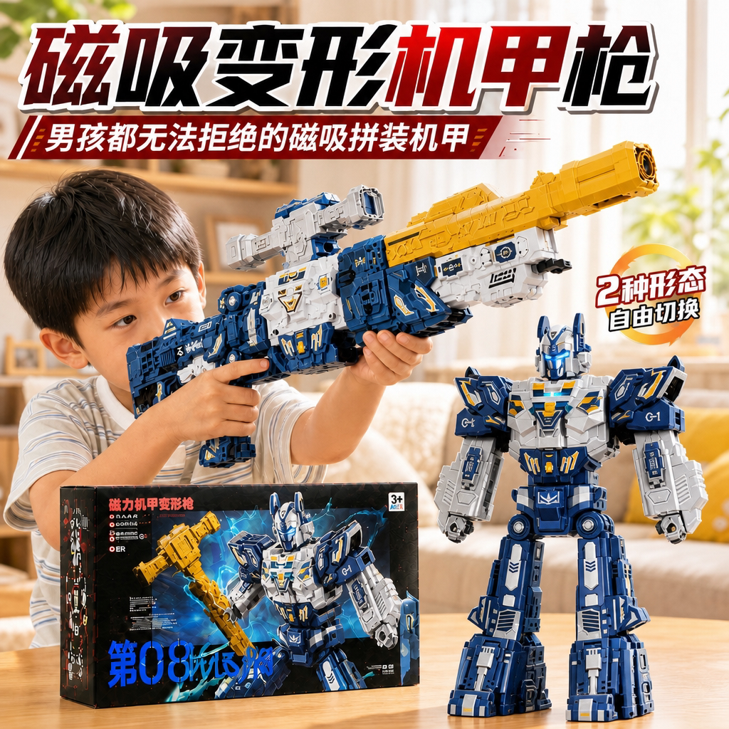 儿童枪玩具男孩生日礼物2026新款