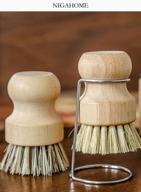 NigaHome 清洁家用配吊环欧式配木制把手小型刷子 44285762052