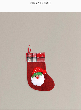 【节日礼物】NigaHome 毛毡圣诞袜饰品悬挂礼物袋 47669060600