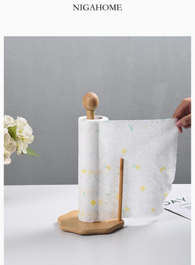 NigaHome 木质厨房纸架家用立式厨房纸巾卷纸架收纳架47298762052