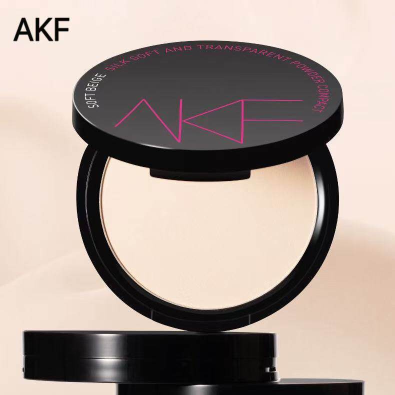 AKF粉饼大容量定妆散粉底妆持久补妆蜜散粉混干油皮正品