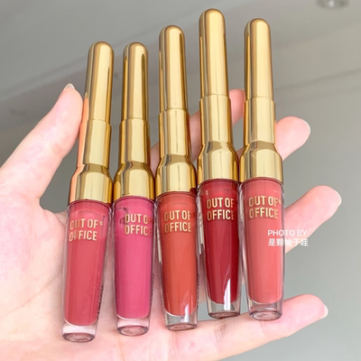 OUTOFOFFICE双头唇釉唇泥lg302水光精华301镜面口红OOO水嘟唇线笔