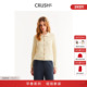 CRUSH Collection2026早春新款 条纹手勾边开衫 陈妍希同款 翻领衬衫