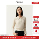 CRUSH Collection冬季 新款 陈紫函同款 羊绒翻领Polo衫 春秋上衣女