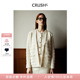 粗花呢V领上衣法式 CRUSH 新款 冬季 小香风外套 Collection女装