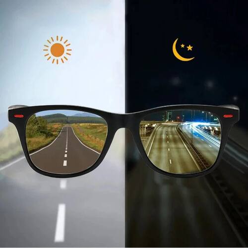 Night Vision Glasses PC Frame Polarized Sunglasses Men Outdo