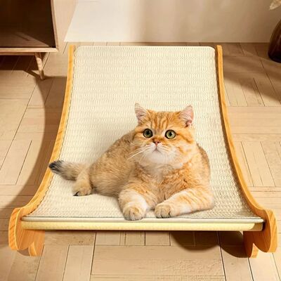 Wooden Cat Scratching Pads Multifuction Cats Sleeping Bed De