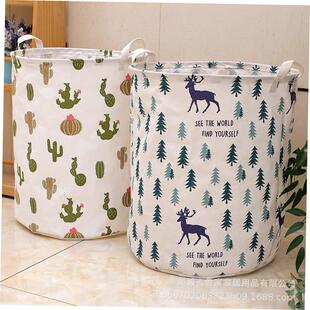 folding large size dirty clothes fabric basket laundry box