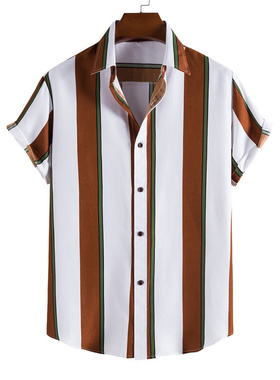 Hawaiian new Shirt Men for Shirts Button 2022 Beach wear