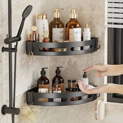 3/2/1 PCS Strong Adhesive No Drill Shower Shelf Storage Upgr