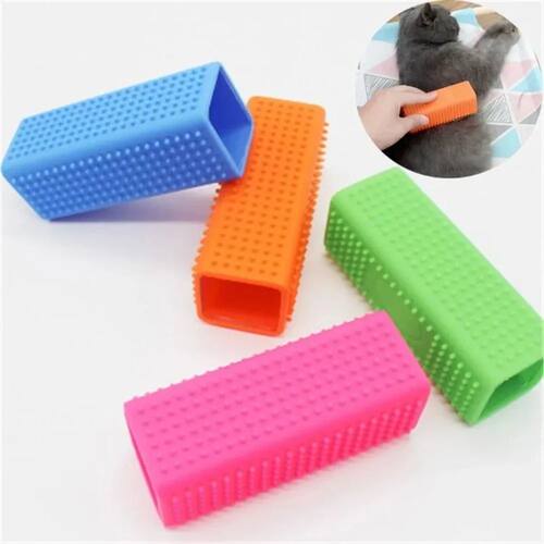 Silicone Hollow Rubber Dog Hair Brush Remover Cars Furniture