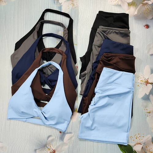 Butt Lifting Sports Set Shorts Gym Exercise Clothes Women's
