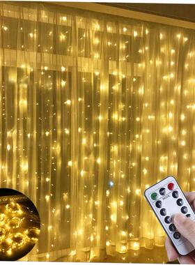 LED Curtain Garland on The Window USB Power Fairy Lights Fes