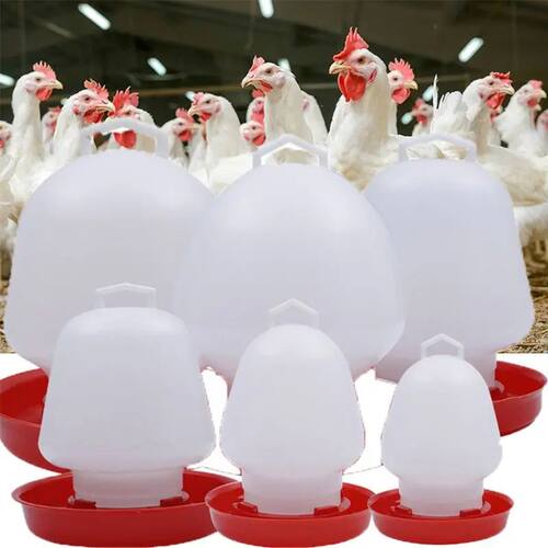 Plastic Poultry Drinker Chick Waterer Hanging Chicken Water