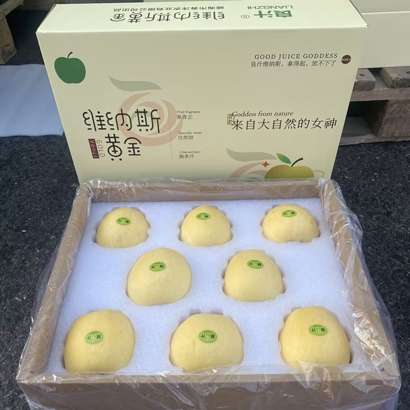 新鲜水果山东威海黄金维纳斯苹果奶油富士苹果日本青森冬恋苹果