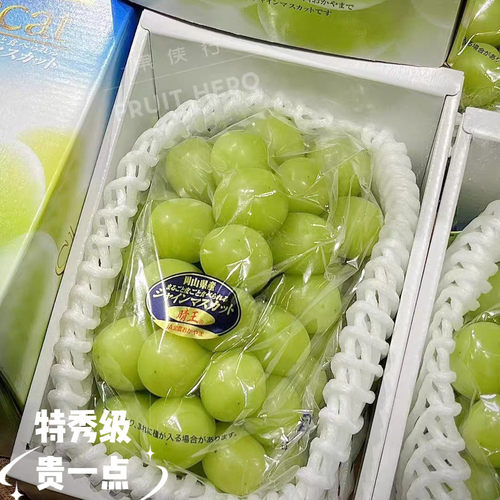 冈山品种晴王麝香葡萄单串礼盒顺丰空运
