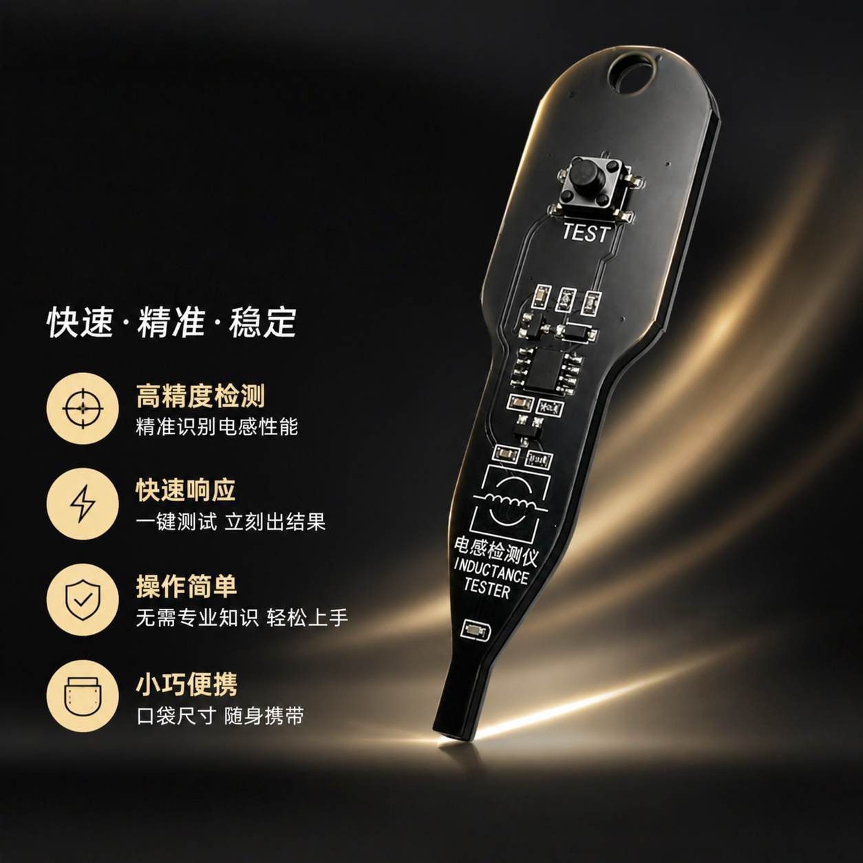 手机电脑家电维修MAA测试仪电磁感应主板线圈高精度电感检测仪