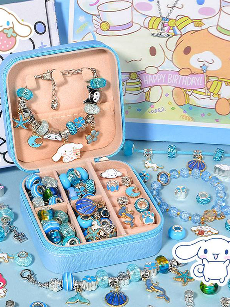 크리스마스 선물 옥 계피 개 인터넷 연예인 소녀 DIY 수제 구슬 소녀 장난감 3 6세 12번째 생일 10번째 생일 10번째