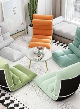 Lazy sofa tatami bed back chair single sofa folding chair