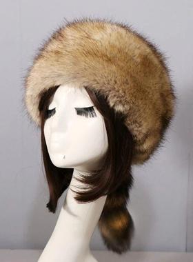 Fashion Windproof Faux Fur Cossack Style Russian Women Winte