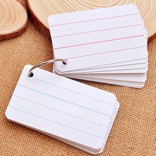 flash cards for memorizing new words blank little cards for