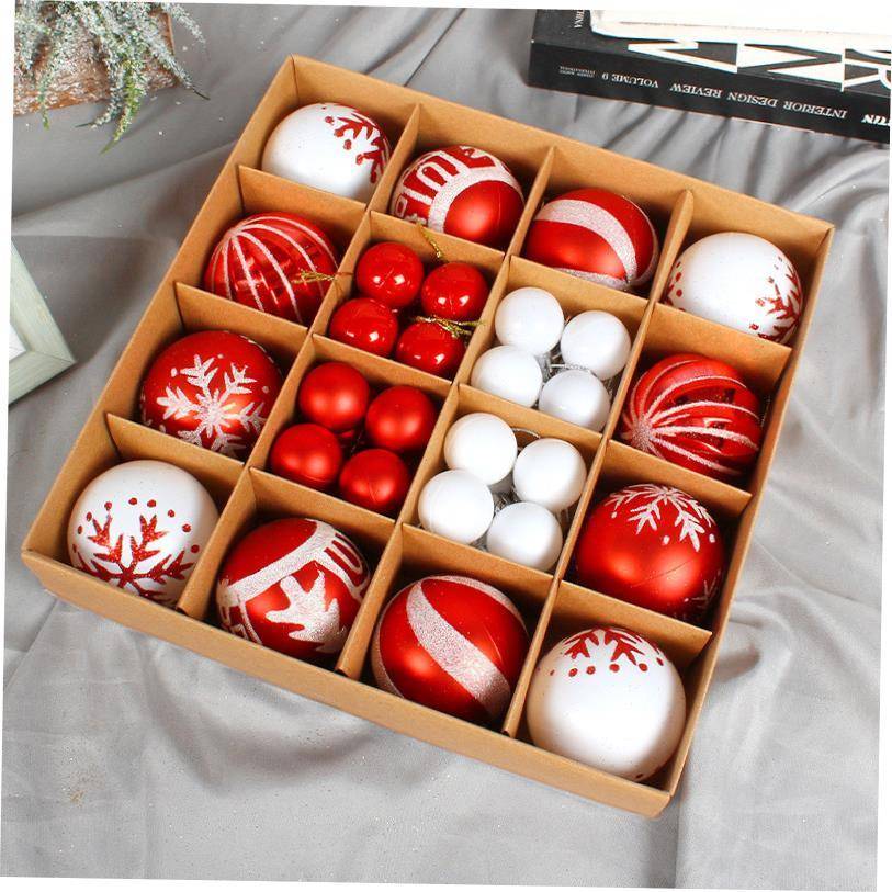 Christmas decoration 6cm ball Christmas tree pendant圣诞球