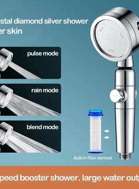 showerhead water purification filter power shower head 3mode