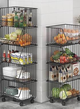 kitchen essories multi-storey move Storage Vegetable bask