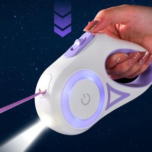 3M 5M Automatic Retractable Dog Leash LED Luminous Leading F