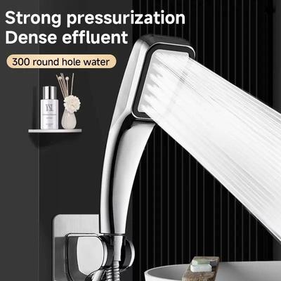 300 无品牌/Hs Pressurized Showerhead Hand Hold Square Shower