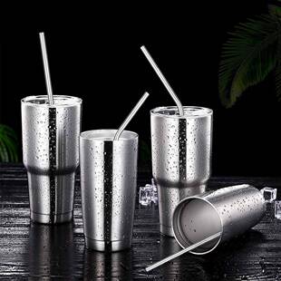 Metal Straws Long Drinking Straws Reusable Stainless Steel