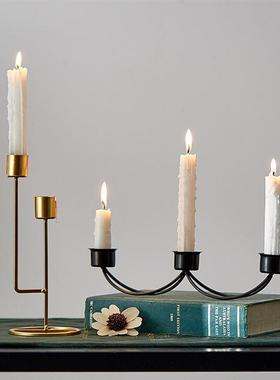 nordic candlelight dinner prop candlestick candle holder