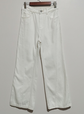 YIJ家去标2025春秋时尚百搭显瘦直筒牛仔裤长裤女G581