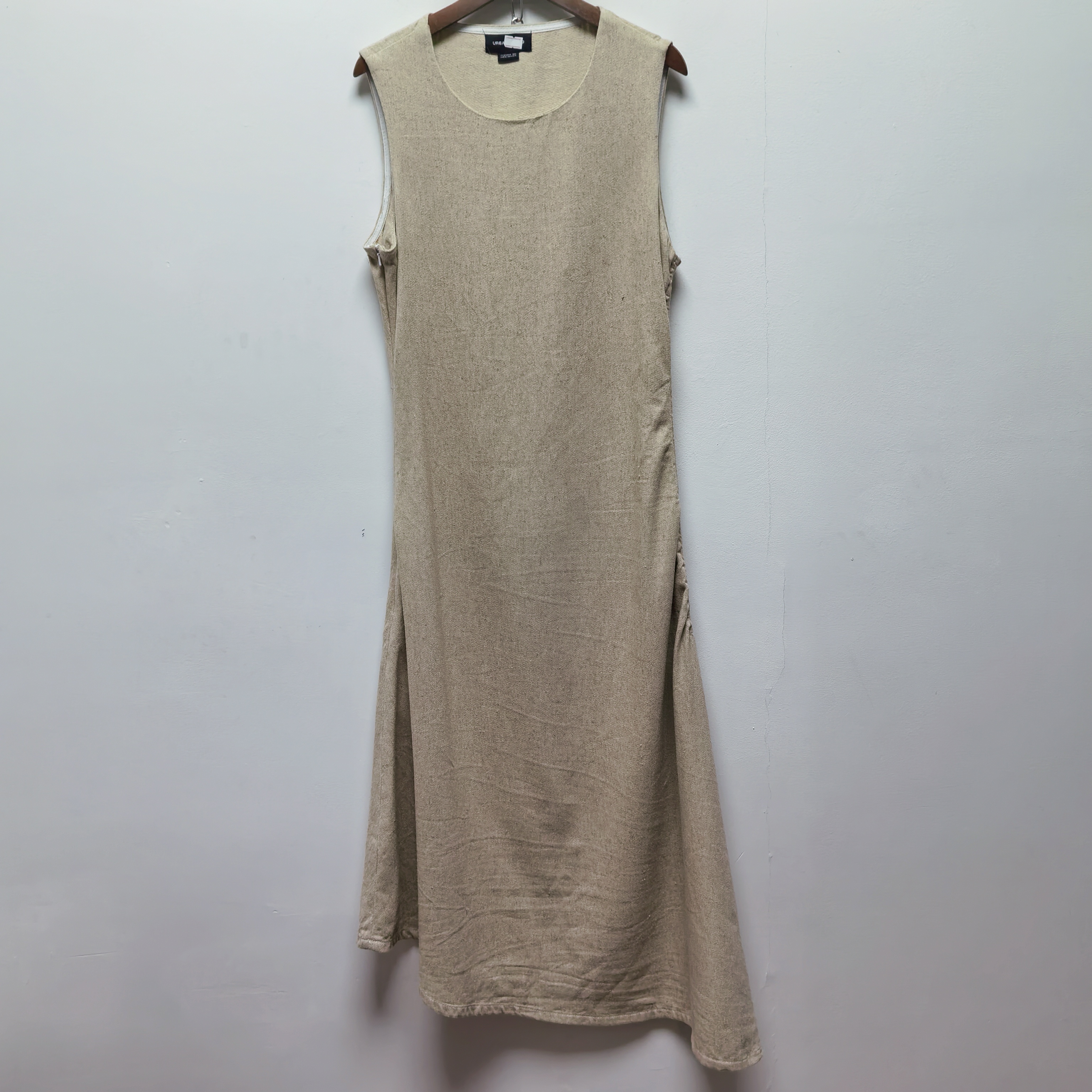 2025春秋新款时尚百搭圆领无袖连衣裙女宽松显瘦背心裙P006