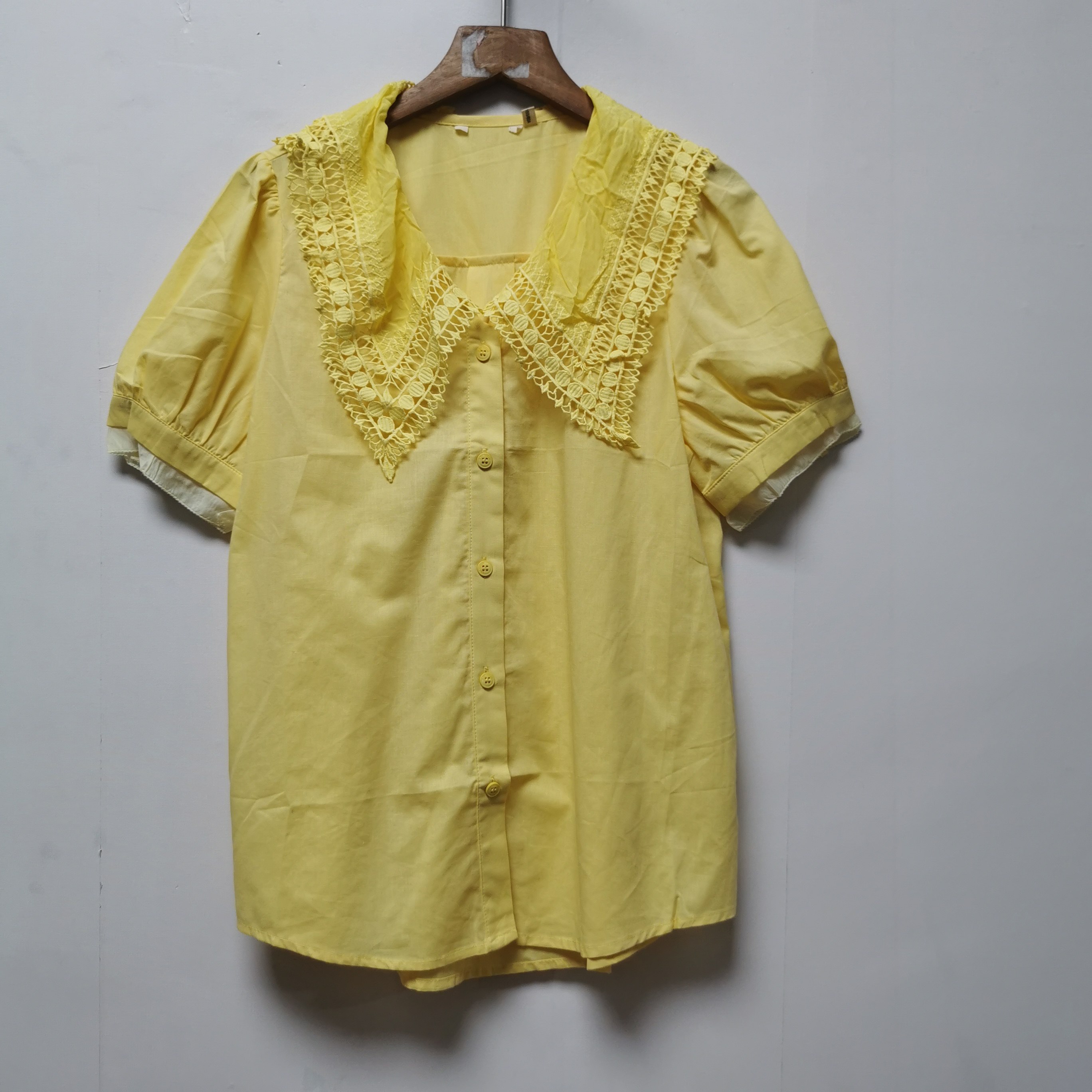 【艺】系列去标撤柜女装夏季新款时尚娃娃领甜美短袖衬衫上衣S086,女装/女士精品,衬衫,淘宝优惠券,粉丝福利购,淘宝优惠卷