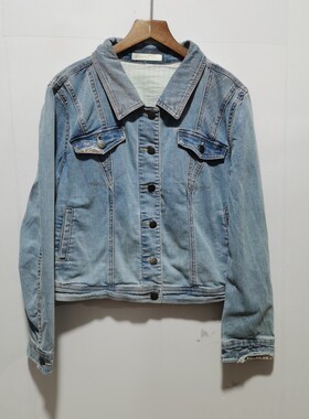 丽DS设计感小众时尚2023年韩版休闲牛仔外套刺绣长袖上衣气质6097