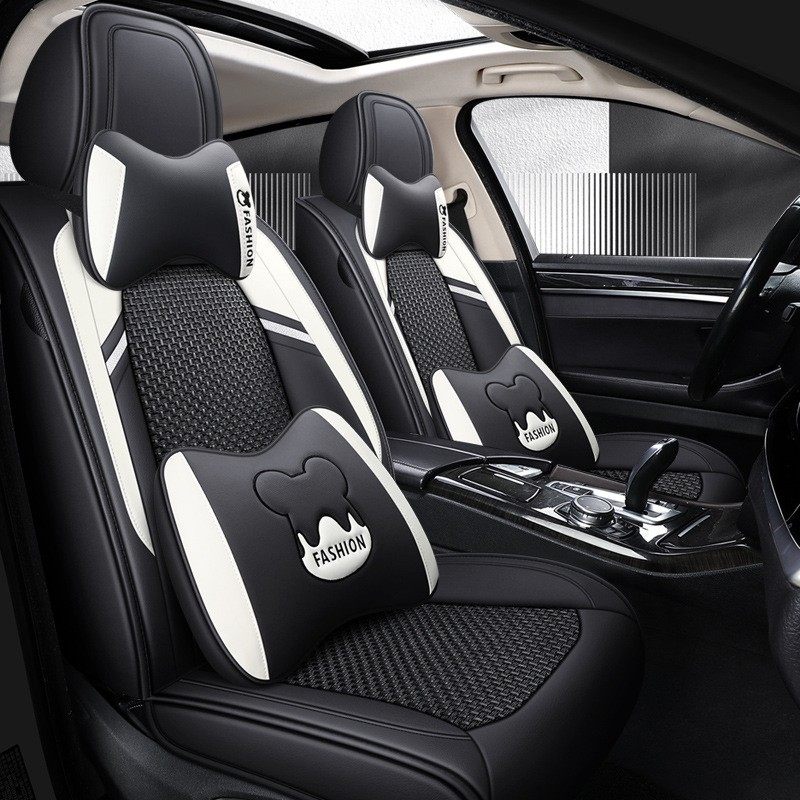 汽车坐垫四季适用车坐套全包围座套2022新款皮女座椅套网红车座垫