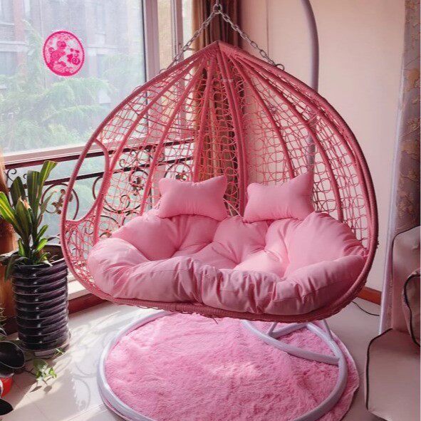 双人吊篮吊兰藤椅室内阳台吊椅家用户外秋千椅子鸟巢吊床摇蓝椅