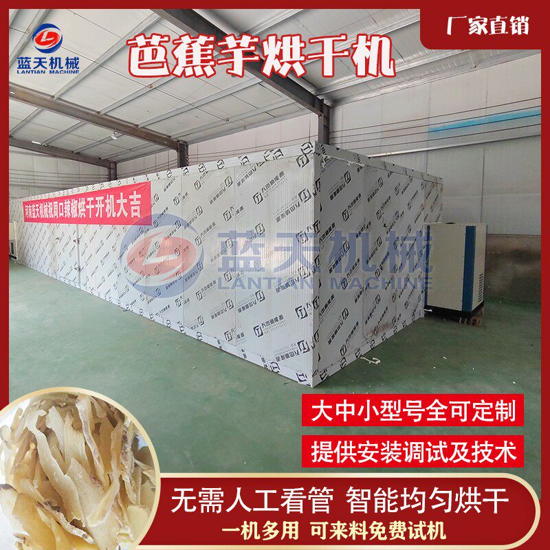 旱芋烘干房 金山芋蕉藕片美人蕉淀粉烧颗粒烘干设备 芭蕉芋烘干机